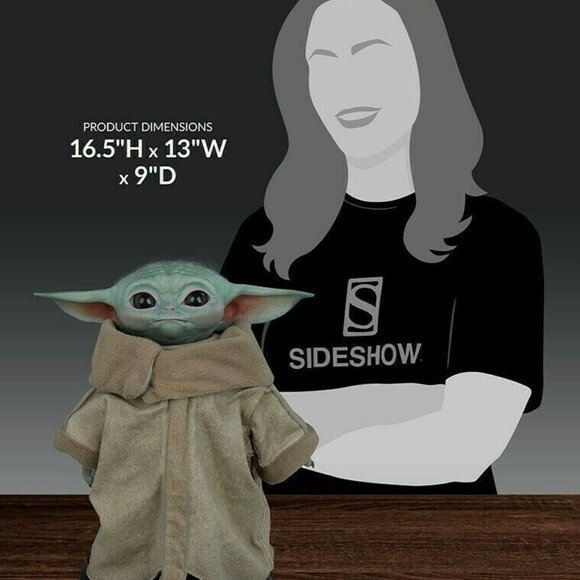 Sideshow Star Wars The Child (Baby Yoda) Life-Size Figure (New) (Factory Sealed) - Picture 12 of 12